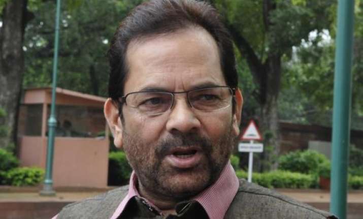 congress kept muslims away from progress naqvi