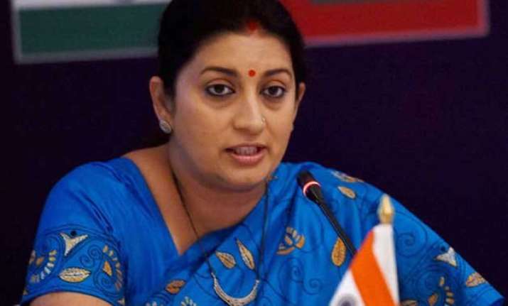 smriti irani wants more opportunities for girls in research