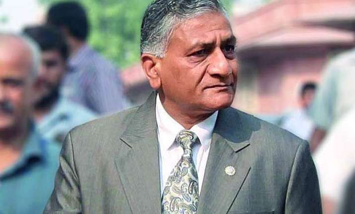 v k singh apologises to media with a caveat