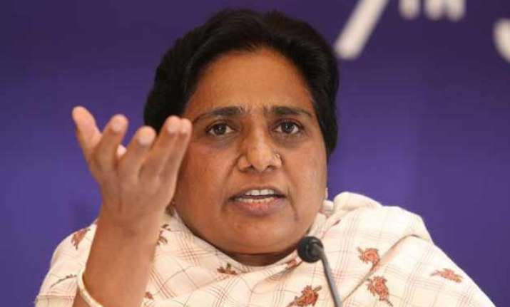 mayawati seeks resignation of shivraj chouhan slams