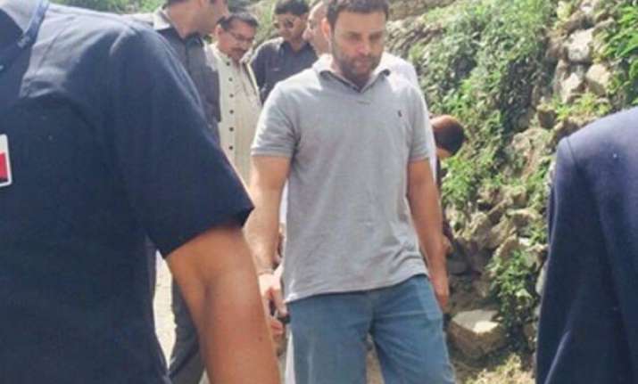 felt fire like energy says rahul gandhi after visiting