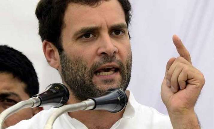 rahul gandhi lashes out at rss bjp over patriotism issue