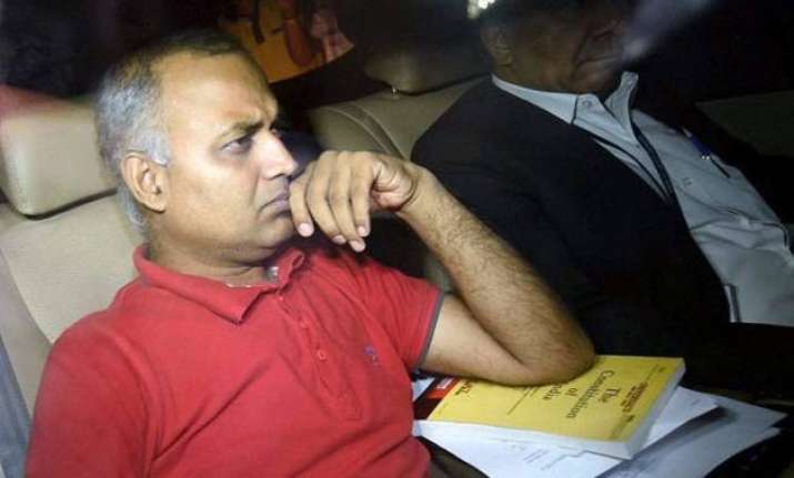 domestic violence case somnath bharti s police custody till