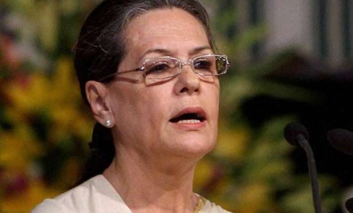 attacking pm modi sonia gandhi says his government imposing