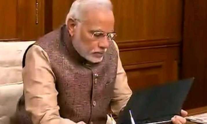 think above politics modi urges nda mps