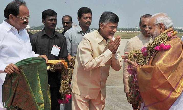 pm modi promises to fulfil commitments made to andhra