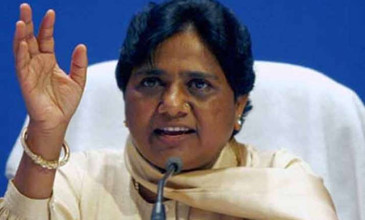 dalits feeling insecure under bjp govt mayawati