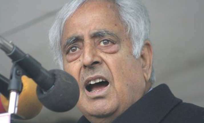 differences over art 370 afspa ironed out mufti