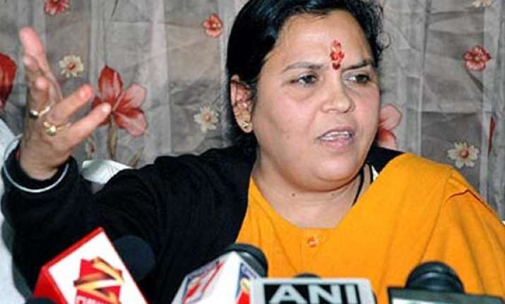 uma bharati participates in run for unity in up