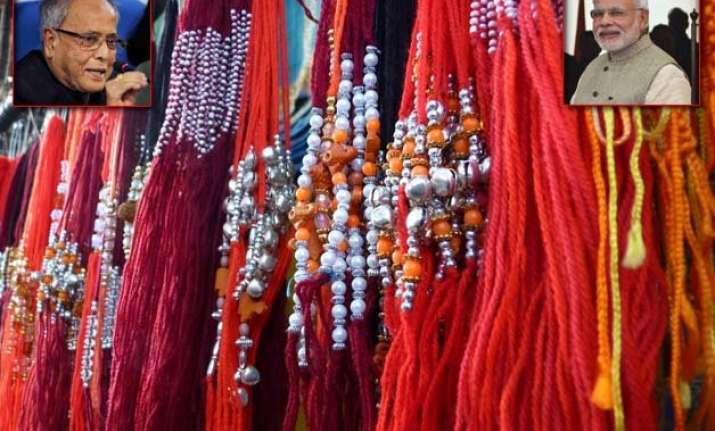 president pm greet nation on raksha bandhan