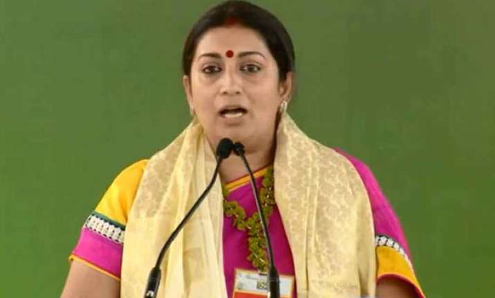 narendra modi a great economist smriti irani