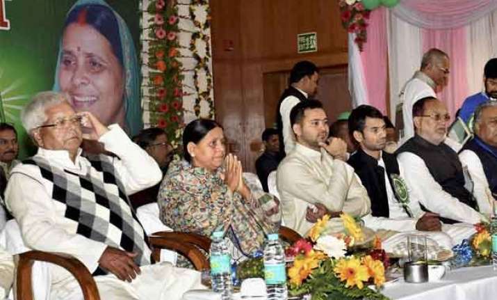 lalu prasad elected rjd chief for 9th time in a row