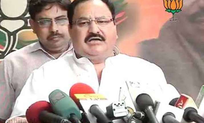 j p nadda front runner for bjp president s post