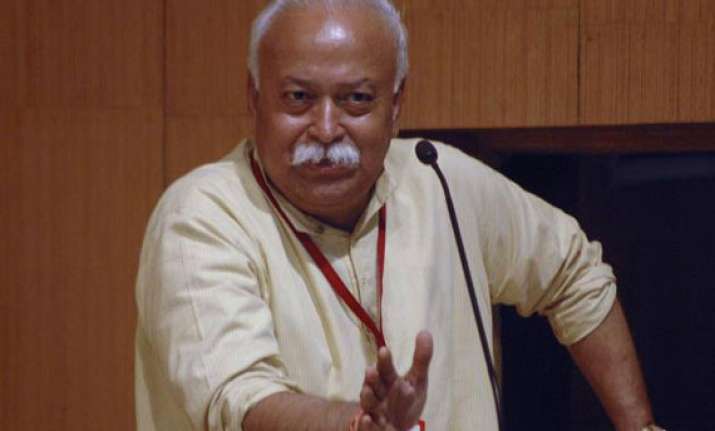 jd u minister demands legal action against rss chief mohan