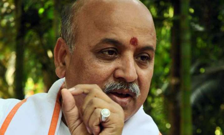 joshi s exit loss to bjp claims praveen togadia