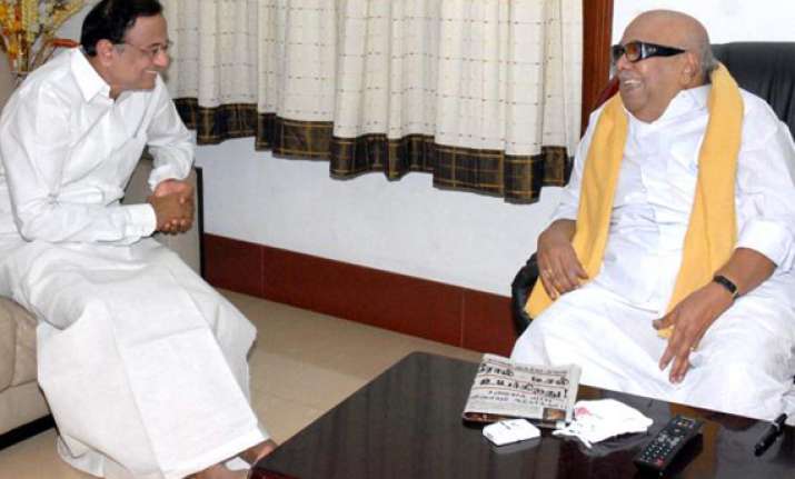 karuna slams demand for chidambaram s resignation