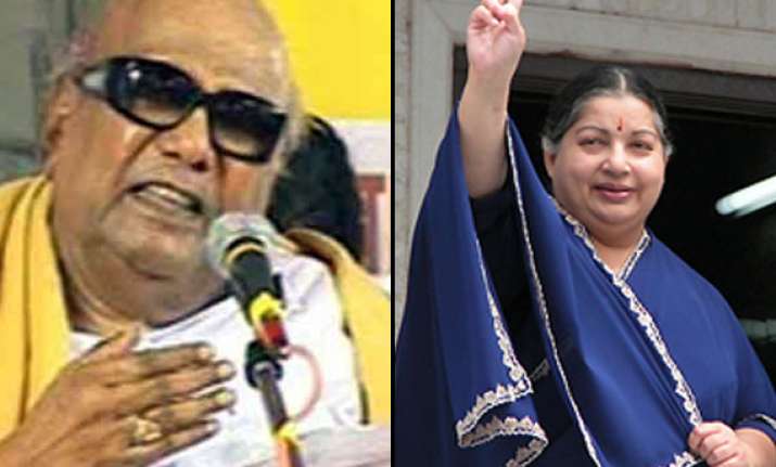 karunanidhi slams left for projecting jayalalithaa as pm