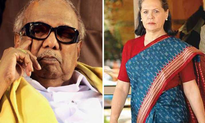 karunanidhi conveys his choice to sonia
