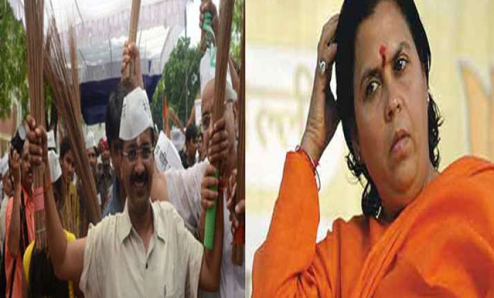 kejriwal s magic is over says uma bharti