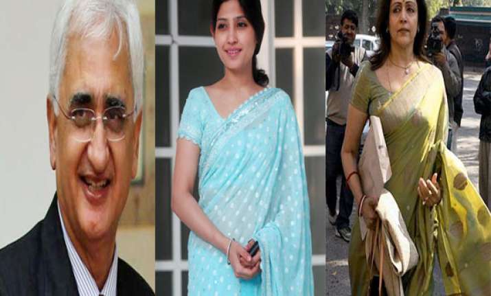 khurshid dimple yadav hema malini file nominations