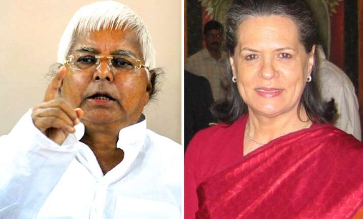 lalu to go along with sonia s choice