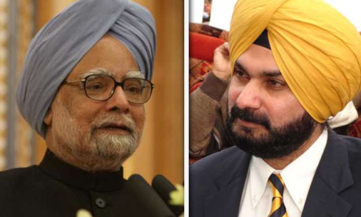 manmohan the honest king of a corrupt regime says sidhu