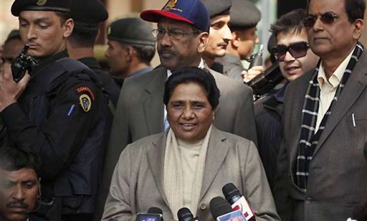 mayawati asks why is congress silent on price rise