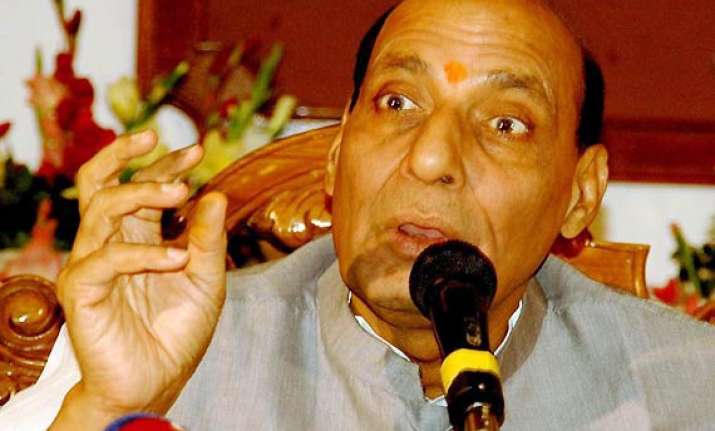 mayawati s idea to split up a diversionary tactic rajnath