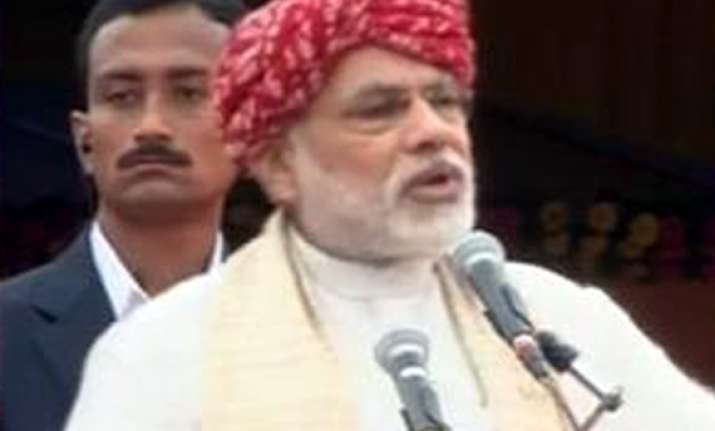 modi challenges pm for debate on development