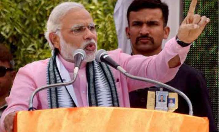 modi dares sonia for public debate on gujarat