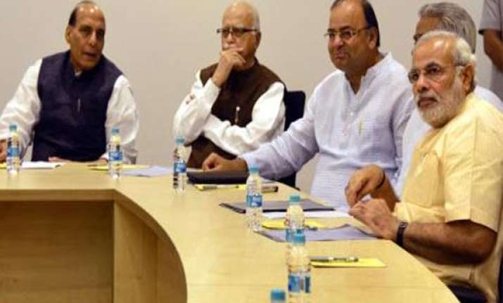 modi in limelight at bjp parliamentary board meet