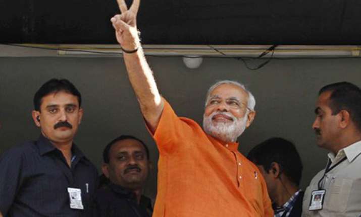 modi wins maninagar seat by 70 000 votes
