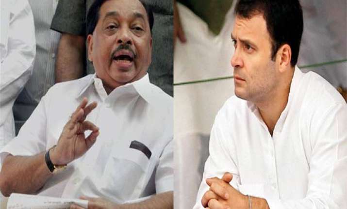 narayan rane meets rahul gandhi