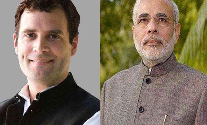 narendra modi rahul gandhi address poll meetings in same day