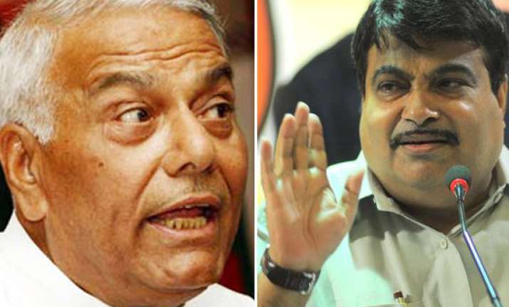 nitin gadkari must quit yashwant sinha
