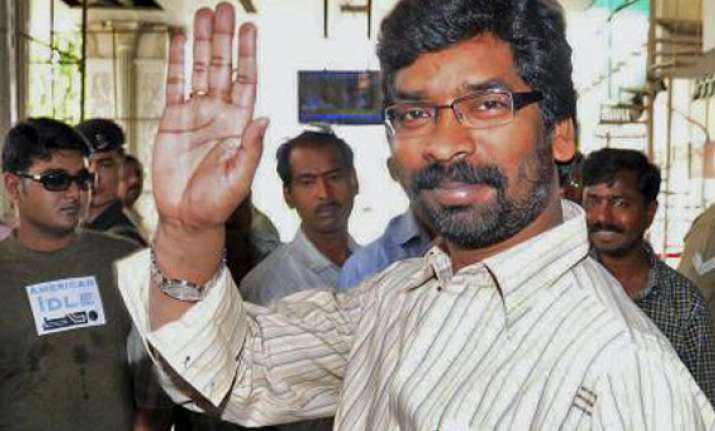 no industrialisation at gunpoint hemant soren