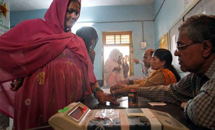 over 12 million vote in gujarat battle round one