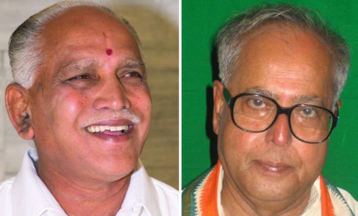 pranab mukherjee suitable man for president says yeddyurappa