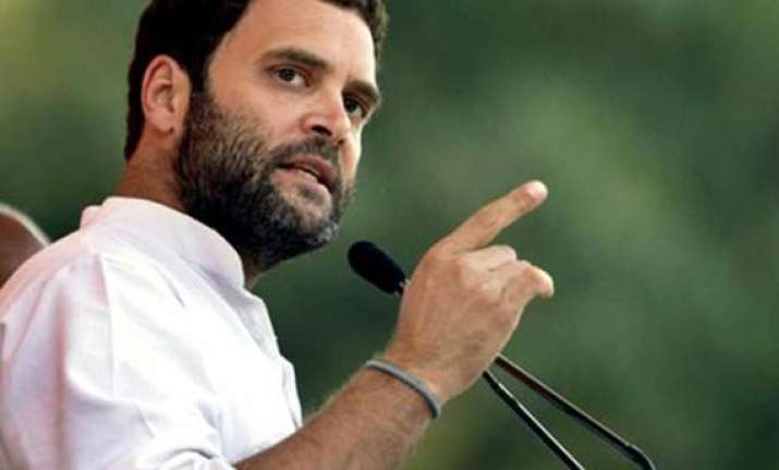 rahul gandhi calls c garh attack an attack on democracy