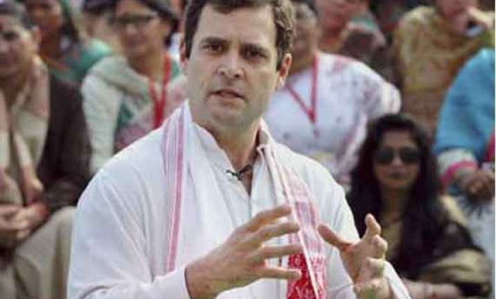 rahul objects to lotus drawing in amethi polling booth