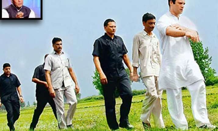 rahul s kisan yatra a political gimmick rajnath