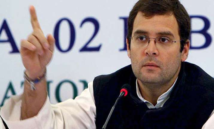 rahul terms modi as marketeer who makes false propaganda