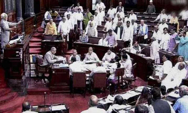 rajya sabha adjourned till 2 pm over bugging allegations