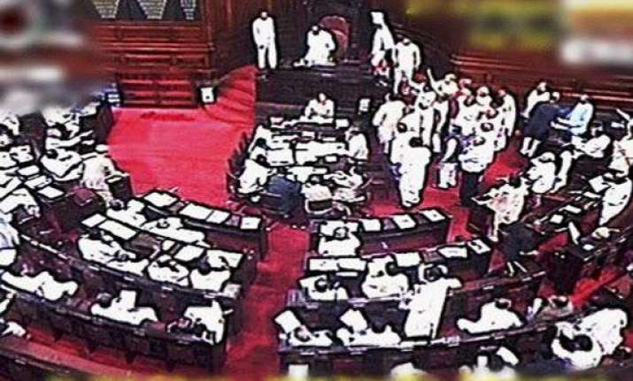rajya sabha adjourned for day over quota bill