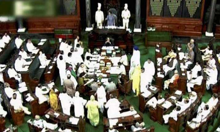 rajya sabha disrupted again