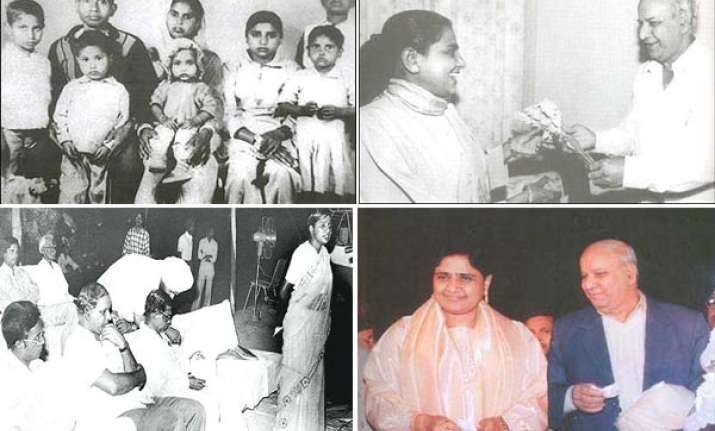 rare pictures of mayawati and kanshi ram