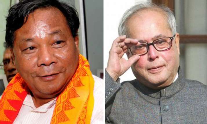 sangma targets pranab for economic slowdown