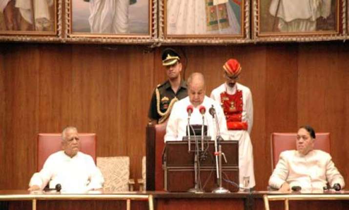 shiv sena bjp threaten to disrupt governor s budget speech