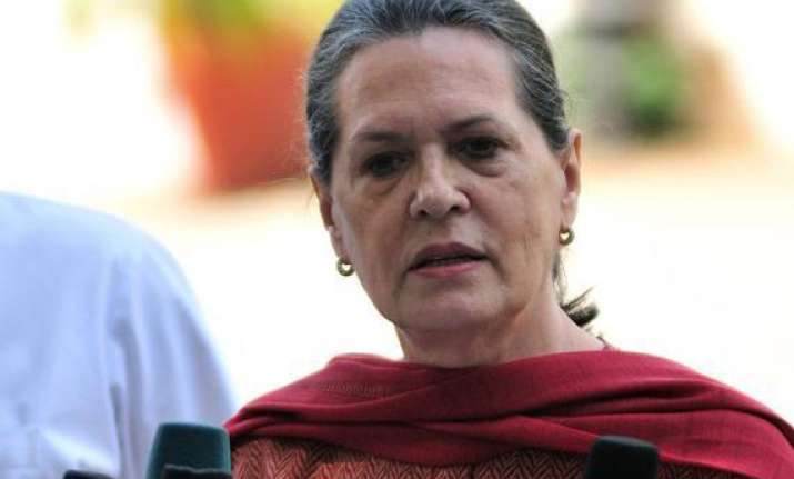 sonia gandhi targets modi