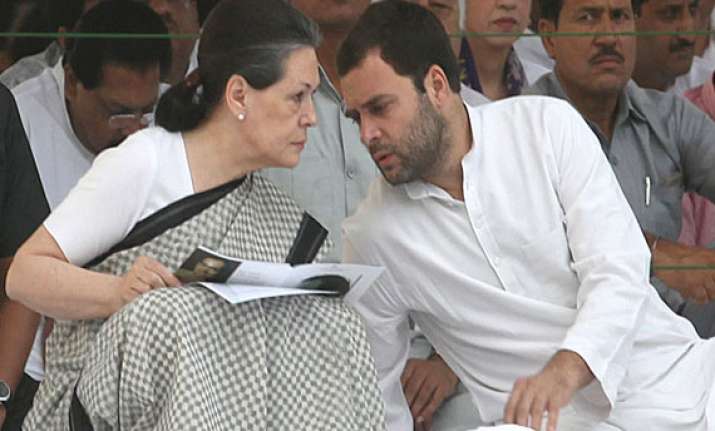 speculation that rahul and sonia could offer to resign at
